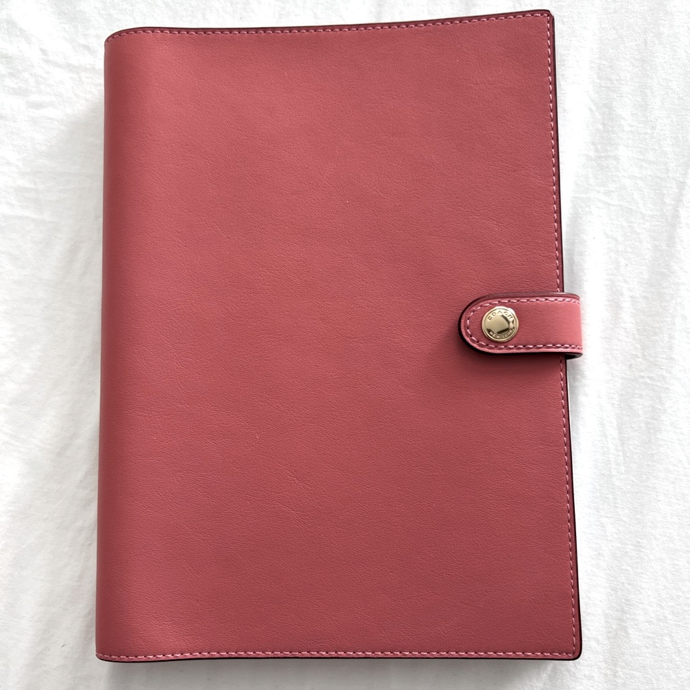 Coach Leather Notebook